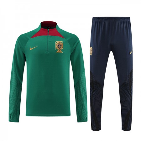 Portugalsko Quarter Zip Tréninkový Mikina 2022 Zelená